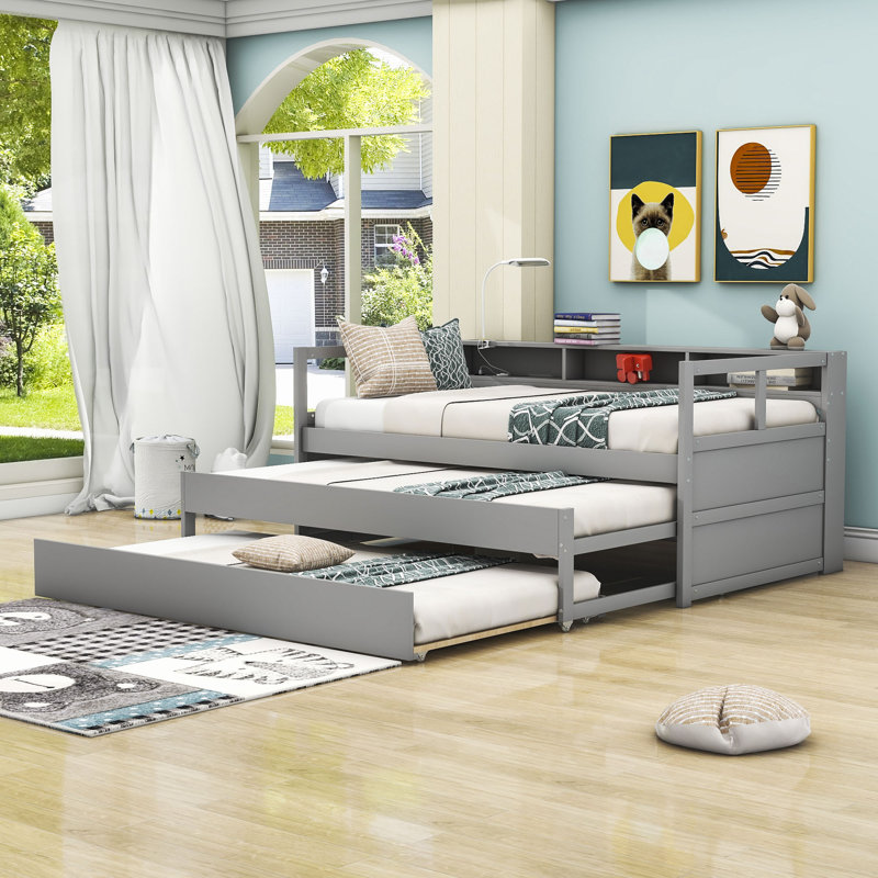 Wildon Home® Chinasa Twin XL Daybed with Trundle Wayfair